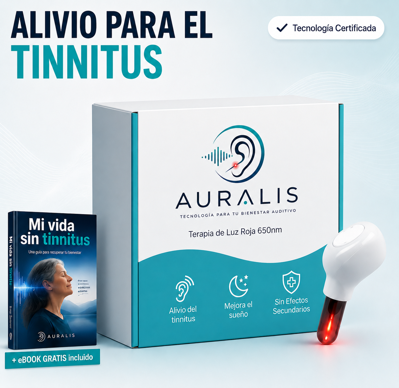 Terapia de Luz Roja para el Tinnitus