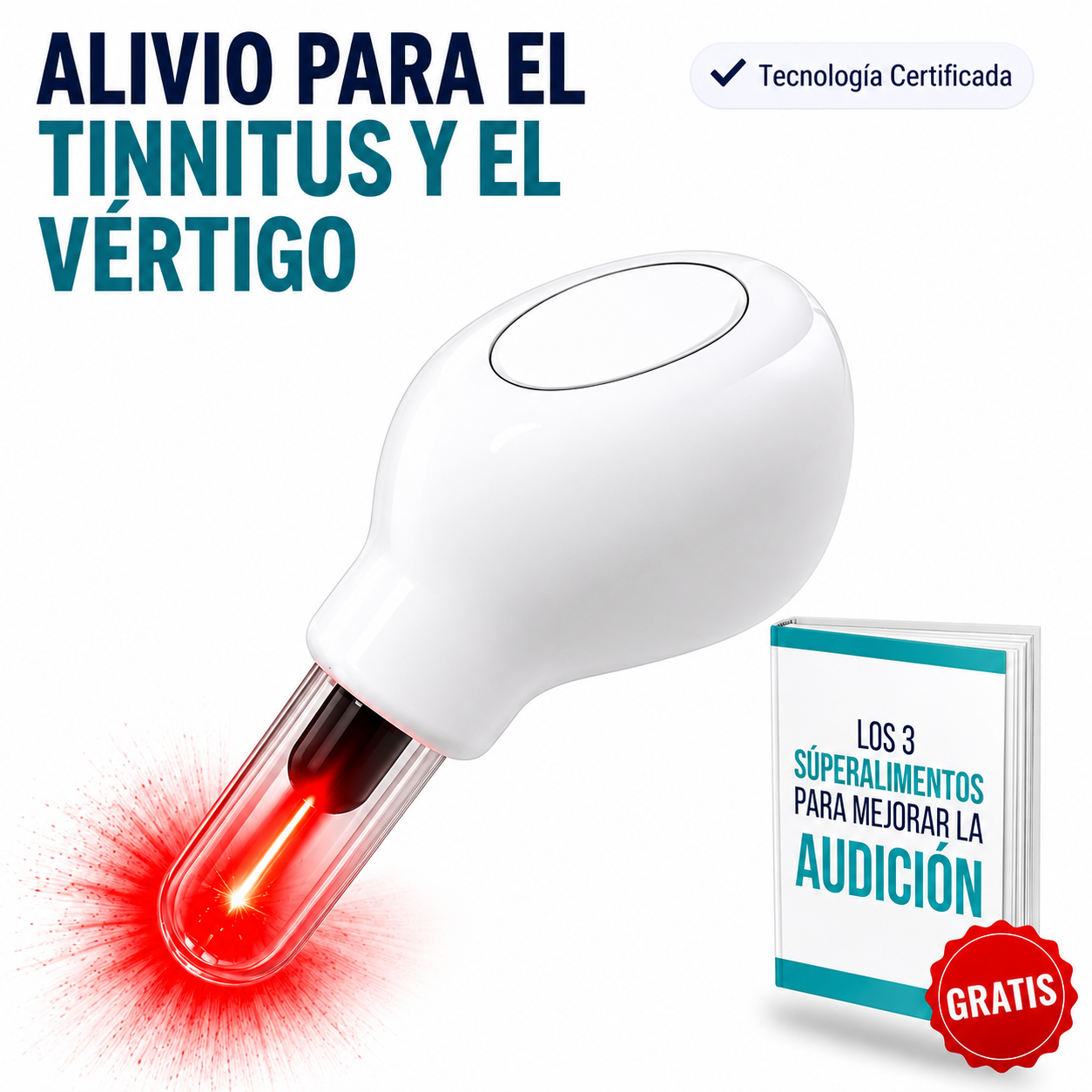 AURALIS™ - Terapia de luz roja para tus oídos
