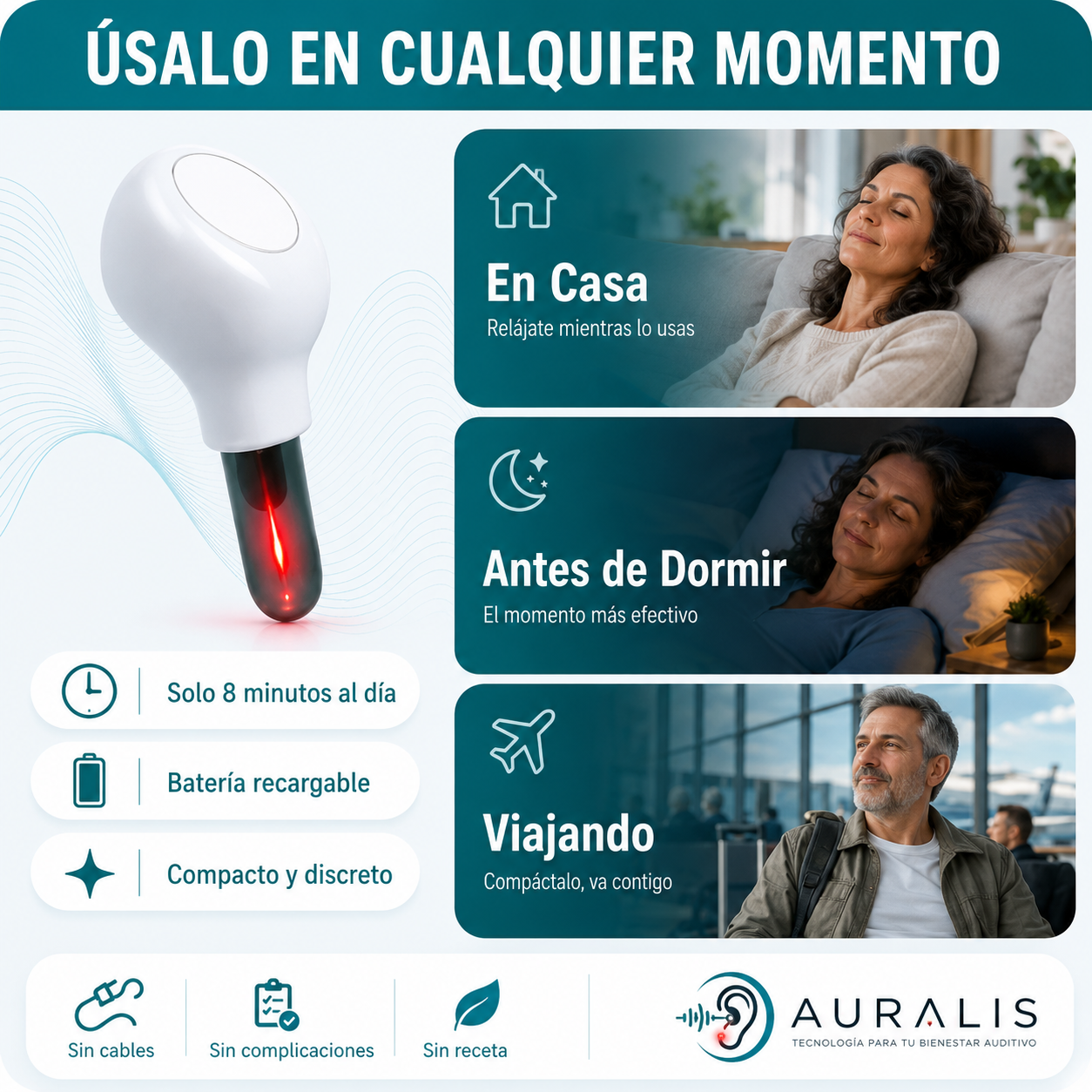 Terapia de Luz Roja para el Tinnitus